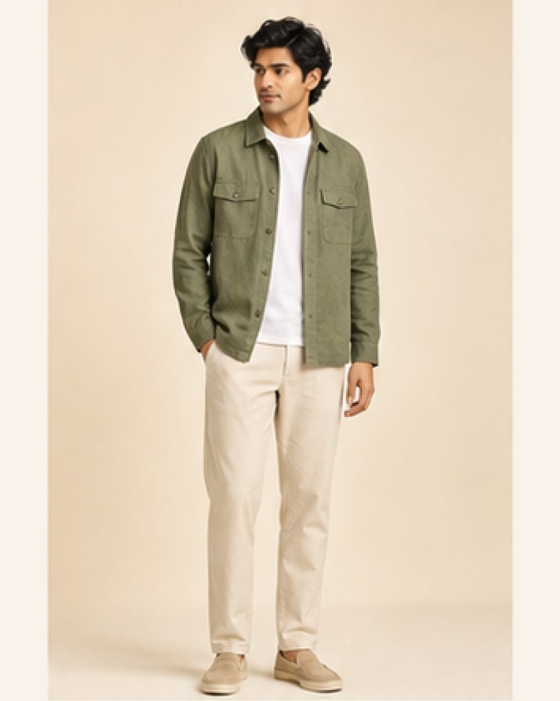 Adnan Linen Overshirt