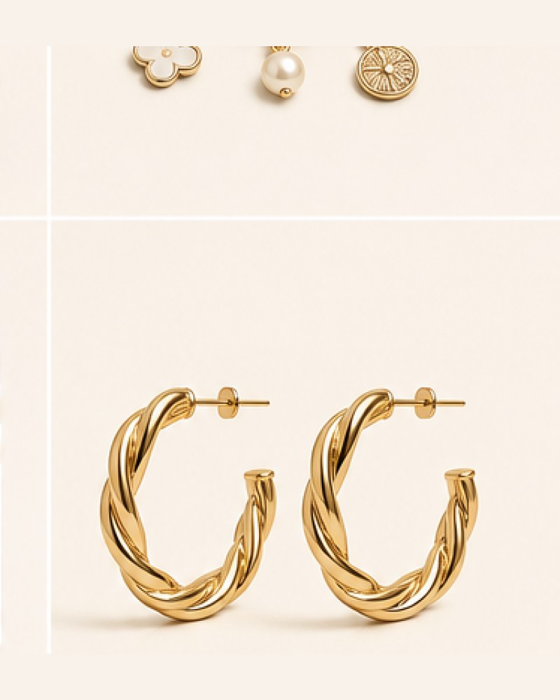 Dalia Hoop Earrings