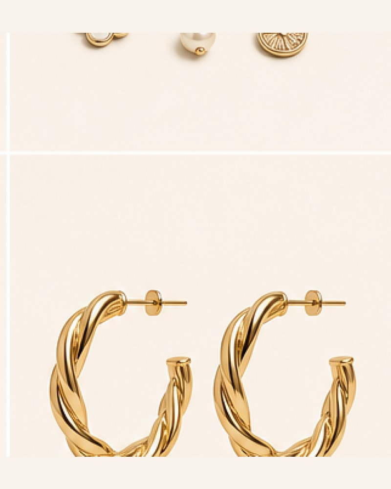 Dalia Hoop Earrings — image 2