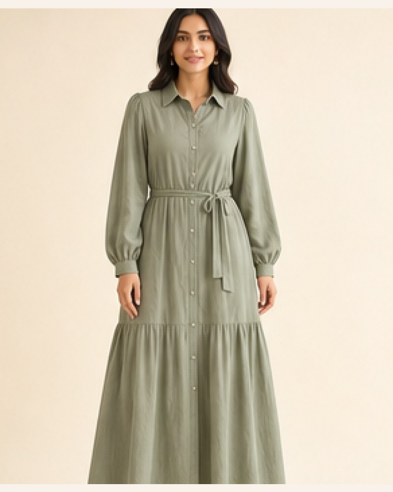 Hana Poplin Dress — image 2