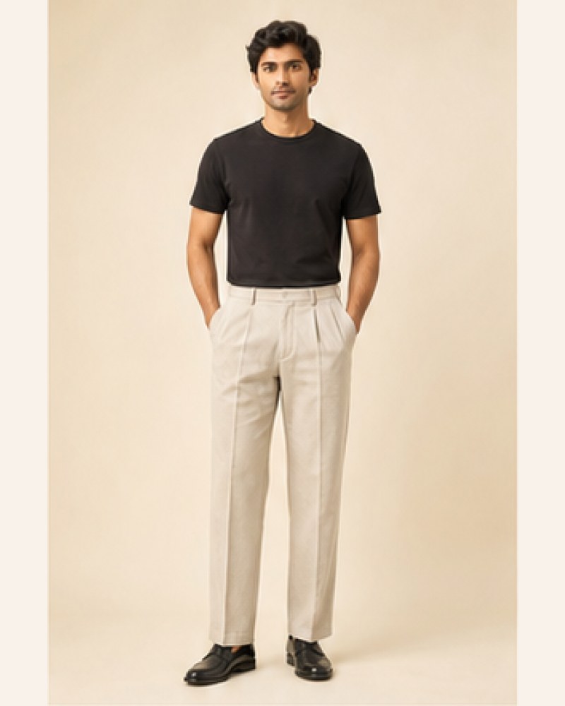 Hasan Pleated Trouser