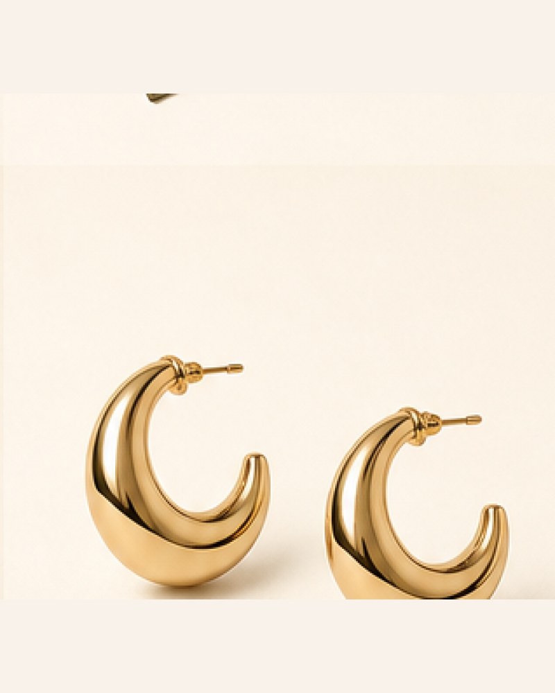 Maya Crescent Earrings — image 2