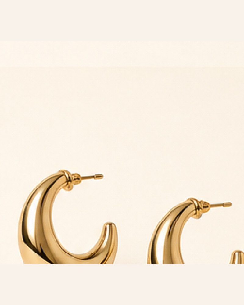 Maya Crescent Earrings — image 3