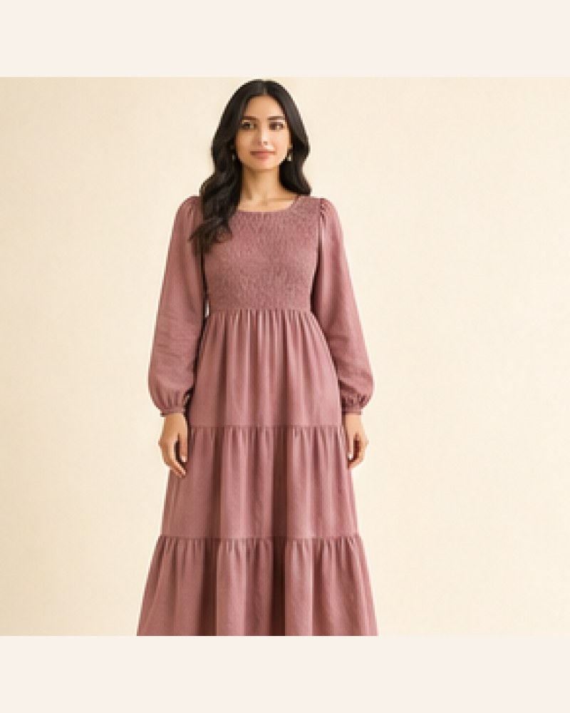 Meher Smocked Dress — image 2