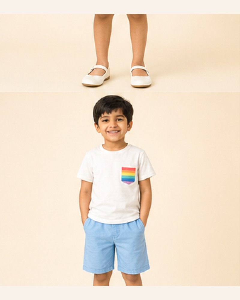 Rainbow Pocket Tee