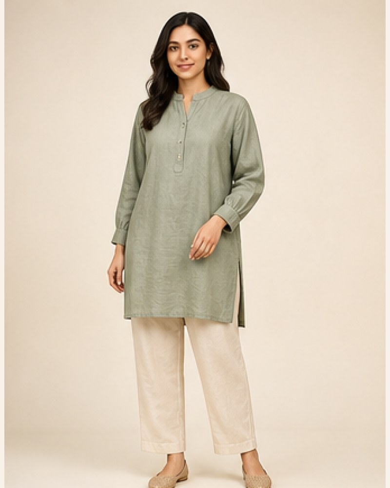 Rhea Linen Tunic