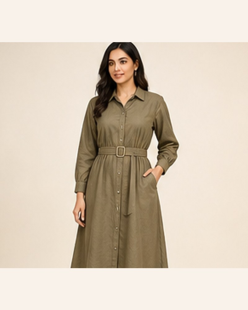Tara Belted Dress — image 2