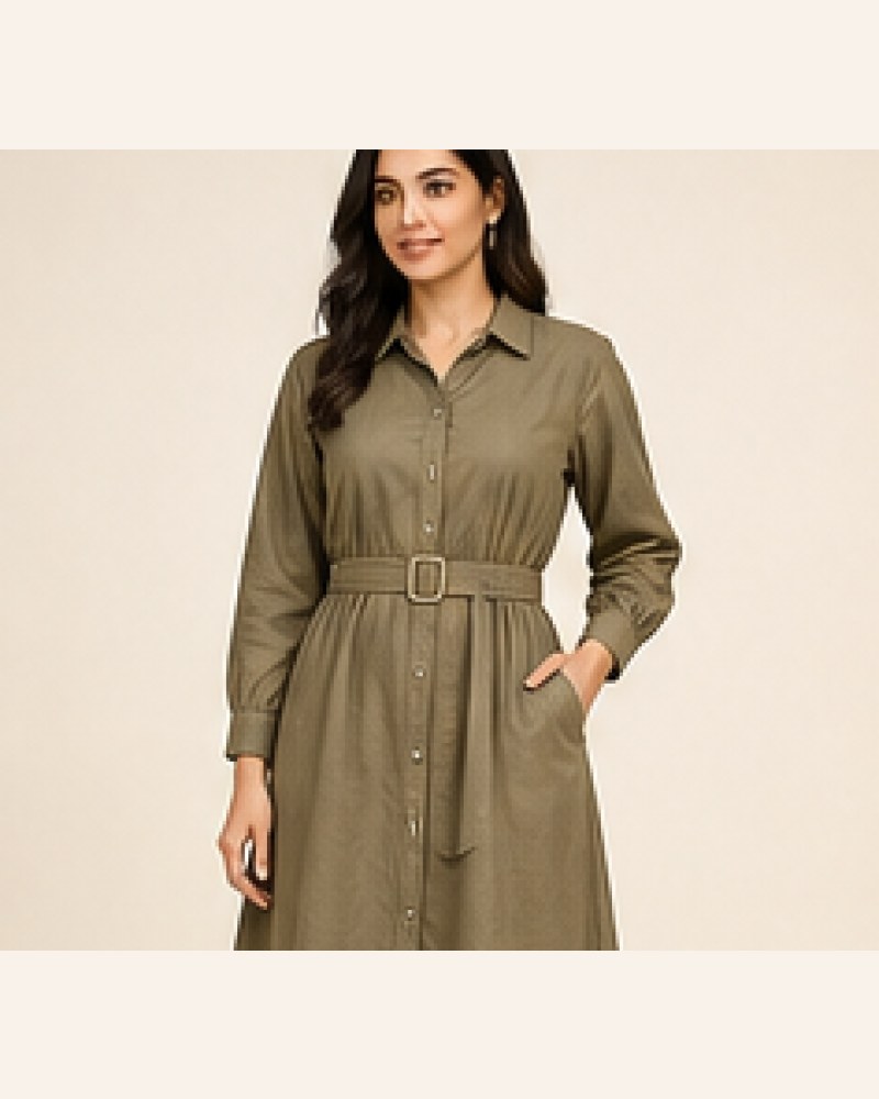 Tara Belted Dress — image 3