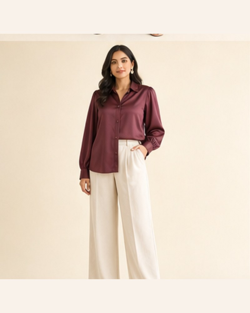 Zoya Satin Blouse